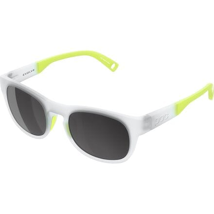 POC - Evolve Sunglasses - Transparant Crystal/Fluorescent Limegreen