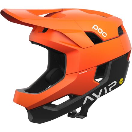 POC - Otocon Race Mips Helmet - Fluorescent Orange AVIP/Uranium Black Matte