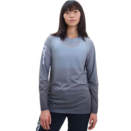 POC - Essential MTB Lite Long-Sleeve Jersey - Women's - Gradient Sylvanite Grey