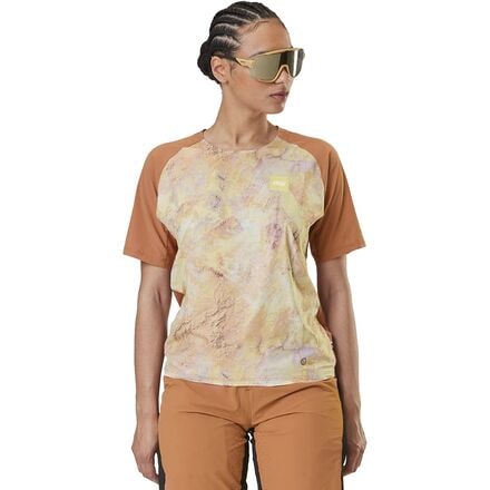 Picture Organic - Ice Flow Printed Tech T-Shirt - Women's - Geology Cream