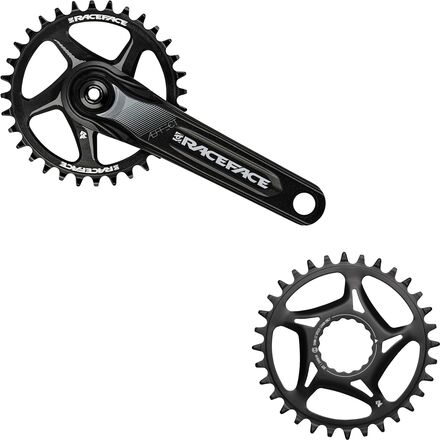 Race Face - Aeffect EXI Crankset - Bike Build - Black