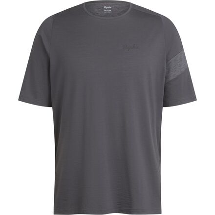 Rapha - Trail Merino Short-Sleeve T-shirt - Men's - Dark Grey/Black
