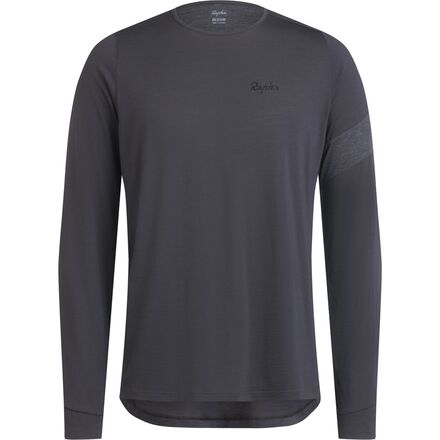 Rapha - Trail Merino Long-Sleeve T-shirt - Men's - Dark Grey/Black