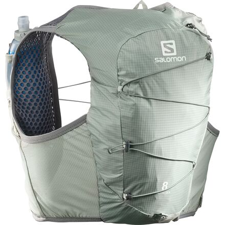 Salomon - Active Skin 8L Set Vest - Wrought Iron/Sedona Sage