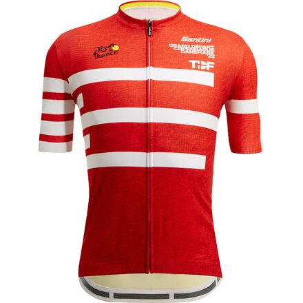Santini - Tour de France Official Copenhagen Cycling Jersey - Men's - Print