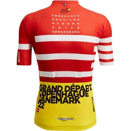 Santini - Tour de France Official Copenhagen Cycling Jersey - Men's