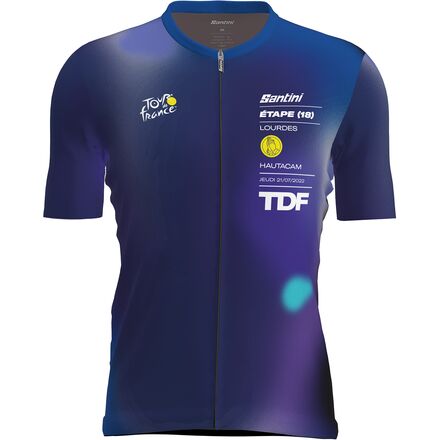 Santini - Tour de France Official Lourdes Cycling Jersey - Men's
