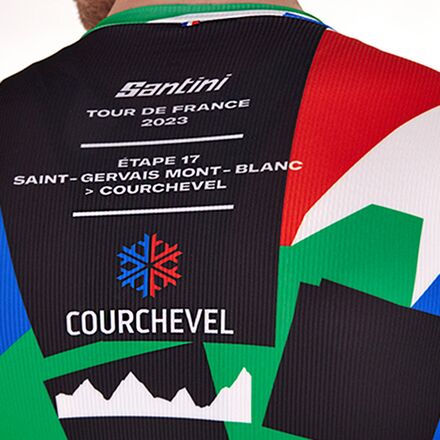 Santini - TDF 2023 Official Mont Blanc Courchevel Jersey - Men's