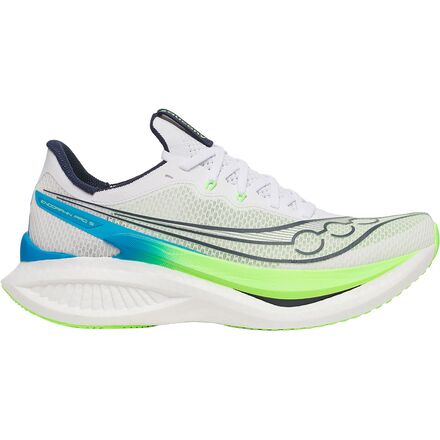 Saucony - Endorphin Pro 5 Running Shoe - Men's - White/Slime