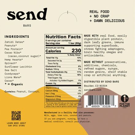 SEND Bars - Perform - 8-Pack