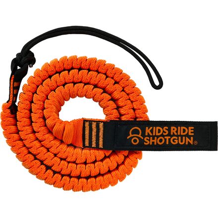 Kids Ride Shotgun - MTB Tow Rope - Black/Orange