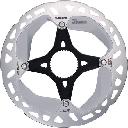 Shimano - RT-MT800 Centerlock Disc Rotor - Bike Build - Grey, Internal Serration Lockring