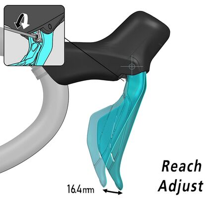 Shimano - 105 ST-R7170 Di2 Shift/Hydraulic Brake Lever - 12-Speed
