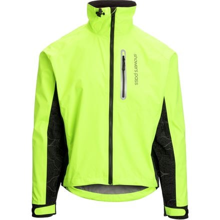 Showers Pass - Hi Vis Elite Jacket - Men's - Neon Green/Black