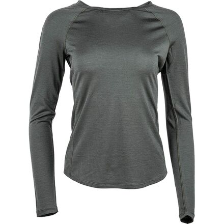 Showers Pass - Apex Merino Tech Long-Sleeve T-Shirt - Women's - Dark Shadow