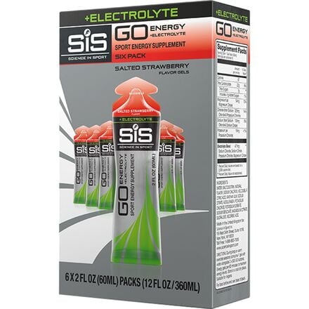 Science in Sport - GO Energy Plus Electrolyte Gels - Salted Strawberry