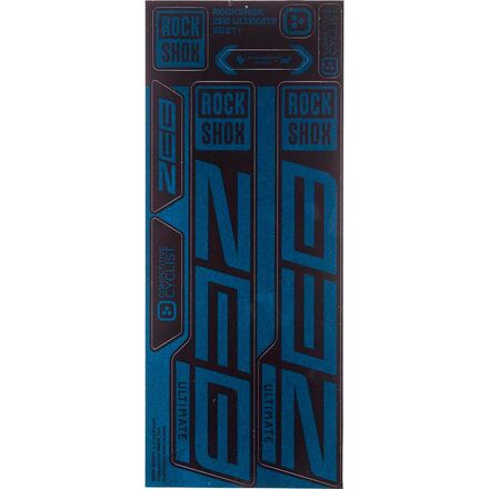 Stikrd - Rockshox ZEB Decal Kit - Midnight Chameleon