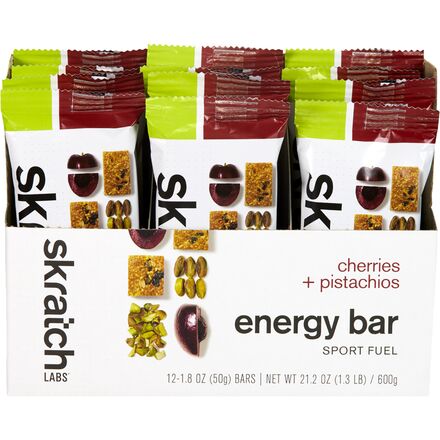 Skratch Labs - Anytime Energy Bar - 12 Pack - Cherry Pistachio