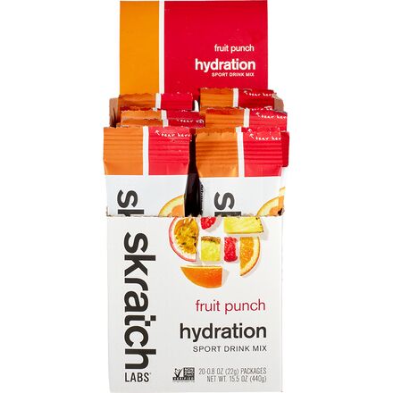 Skratch Labs - Sport Hydration Drink Mix - 20 Pack - Fruit Punch
