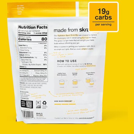 Skratch Labs - Hydration Sport Drink Mix - 60-Serving Bag