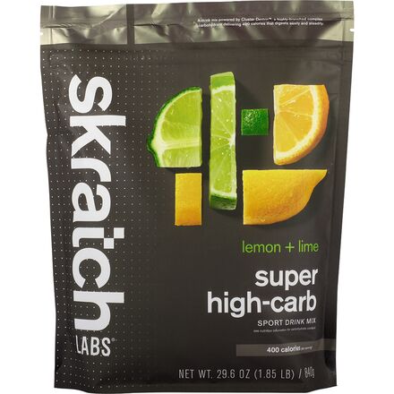 Skratch Labs - Super High-Carb Sport Drink Mix - 8-Serving Bag - Lemons and Limes