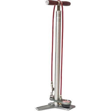 Silca - Super Pista Ultimate Hiro Edition Floor Pump - Red Stainless