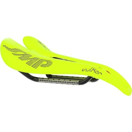 Selle SMP - Vulkor Carbon Saddle - Yellow Fluo