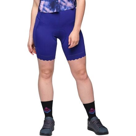 SHREDLY - Biker Cham Liner Short - Women's - Midnight