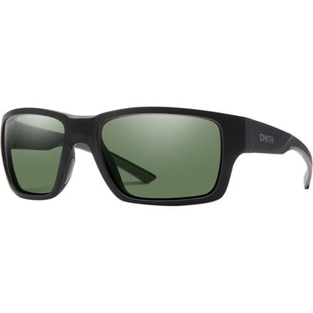Smith - Outback ChromaPop Polarized Sunglasses - Matte Black/Polarized Gray Green