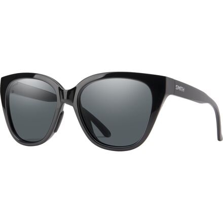 Smith - Era ChromaPop Polarized Sunglasses - Women's - Black/Polarized Gray