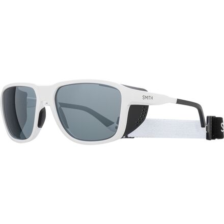 Smith - Embark ChromaPop Polarized Sunglasses - White/ChromaPop Polarized Platinum Mirror