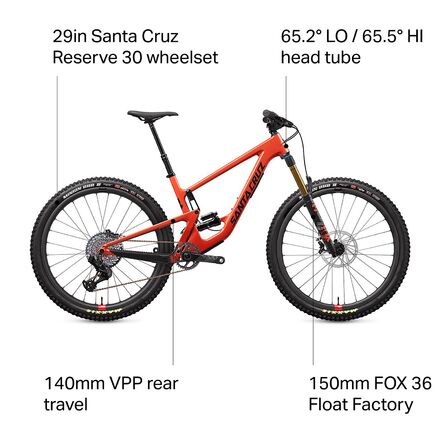 Santa Cruz Bicycles - Hightower Carbon CC XX1 Reserve Mountain Bike