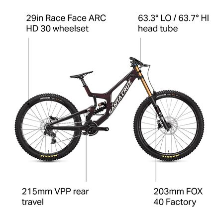 Santa Cruz Bicycles - V10 Carbon Mixed X01 Mountain Bike