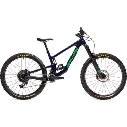 Santa Cruz Bicycles - Megatower Carbon C GX Eagle AXS Coil Mountain Bike - Trans Blue