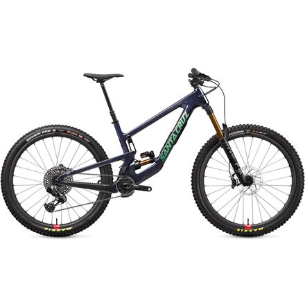 Santa Cruz Bicycles - Megatower Carbon CC X01 Eagle AXS Air Reserve Mountain Bike - Trans Blue