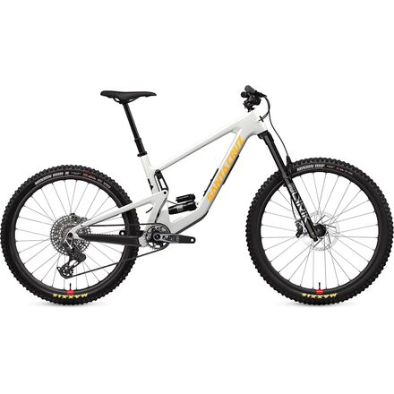 Santa Cruz Bicycles - Bronson CC X0 Eagle Transmission Reserve Mountain Bike - Gloss Chalk White