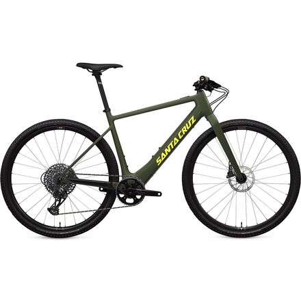 Santa Cruz Bicycles - Skitch CC Apex Flat Bar e-Bike - Olive Green
