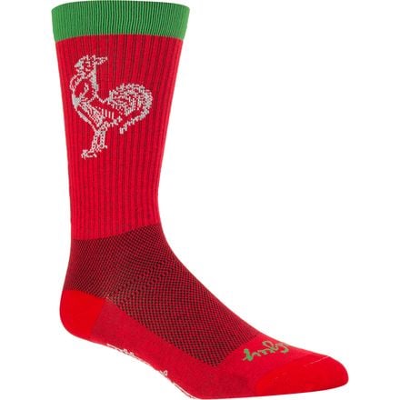 SockGuy - Sriracha Acrylic 8in Socks - Red