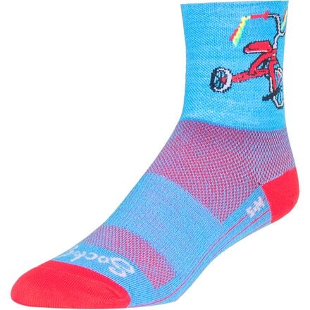 SockGuy - Trike Standard 4in Bike Sock - One Color