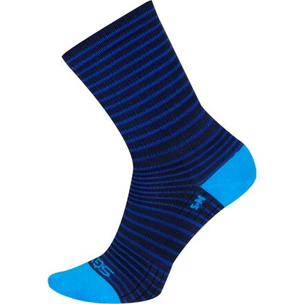 SockGuy - SGX6 Navy Stripes Sock - One Color