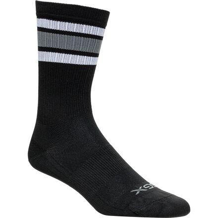 SockGuy - SGX6 Throwback Black Sock - One Color