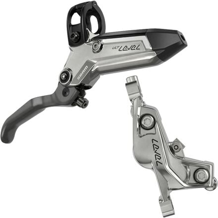 SRAM - Level Ultimate Stealth Disc Brake - 4-Piston - Clear Anodized
