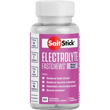 SaltStick - Fastchews Chewable Electrolyte Tablets - Mixed Berry
