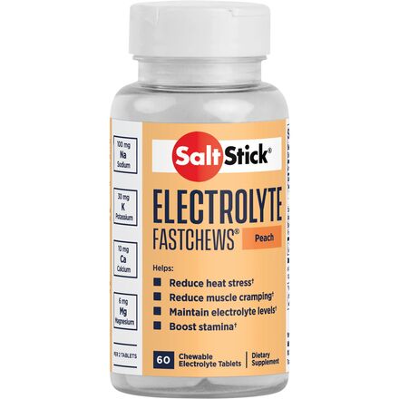 SaltStick - Fastchews Chewable Electrolyte Tablets - Perfectly Peach