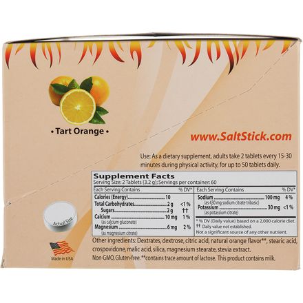 SaltStick - Fastchews Chewable Electrolyte Tablets - Box of 12 Packets