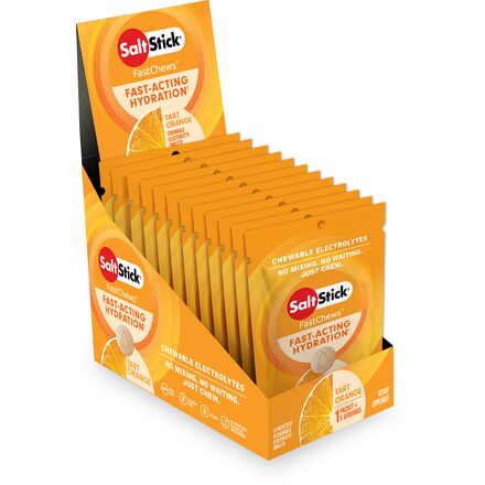 SaltStick - Fastchews Chewable Electrolyte Tablets - Box of 12 Packets