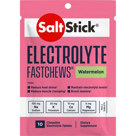 Fastchews Chewable Electrolyte Tablets - Box of 12 Packets