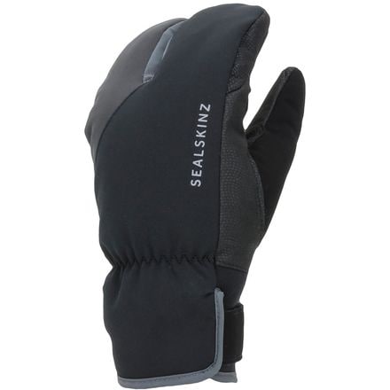 SealSkinz - Waterproof Extreme Cold Weather Cycle Split Finger Glove - Black/Grey