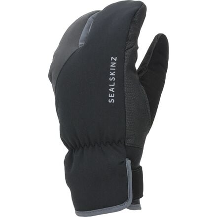 SealSkinz - Barwick WP Extreme Cold Weather Cycle Split Finger Glove - Black/Grey