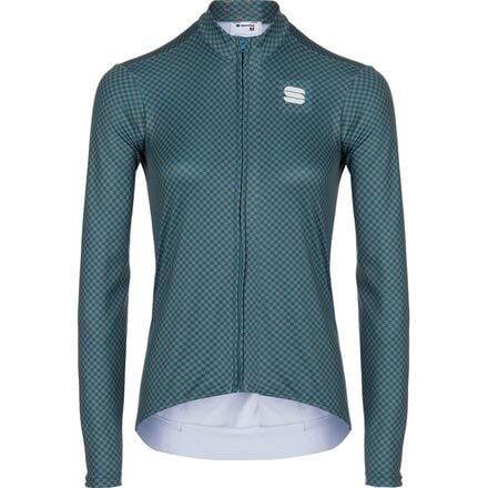 Sportful - Checkmate Thermal Jersey - Women's - Berry Blue Beetle Pompelmo